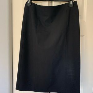 Theory black pencil skirt